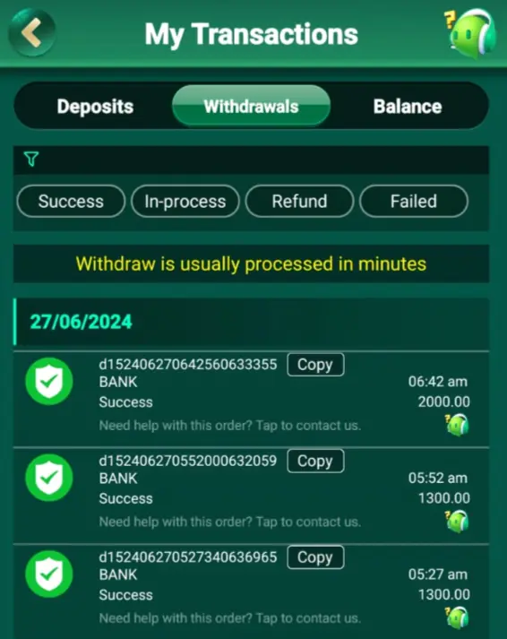 GOGORUMMY WITHDRAWAL PROOF 